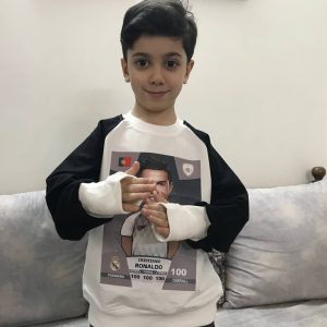 بلوز تک پسرانه طرح رونالدو