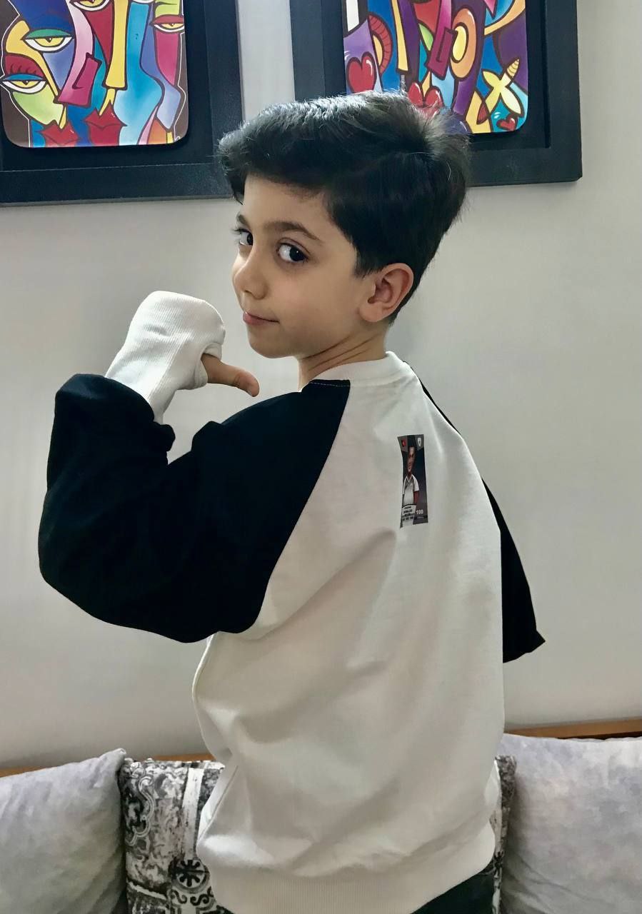 بلوز تک پسرانه طرح رونالدو - تصویر 2