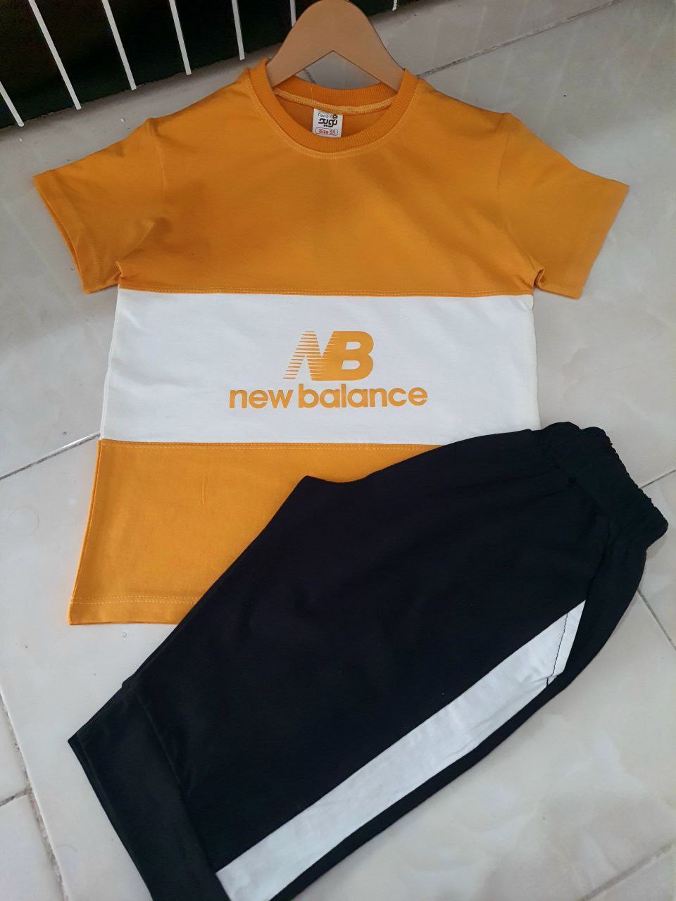 تیشرت شلوارک طرح NB new balance - تصویر 7