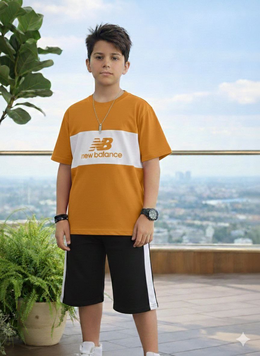 تیشرت شلوارک طرح NB new balance - تصویر 6