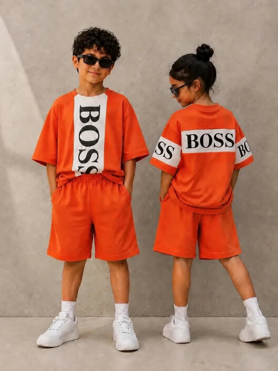 تیشرت شلوارک طرح BOOSS