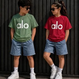 تیشرت شلوارک طرح alo