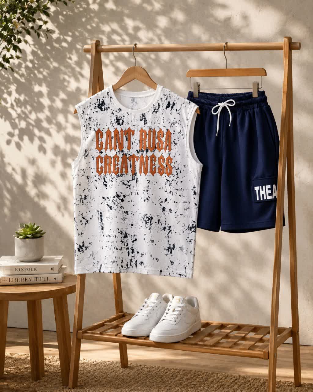 تاپ شلوارک طرح CANT RUSA - تصویر 4