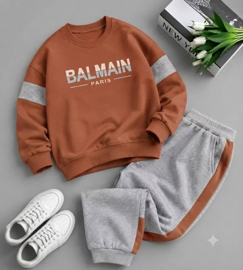 تیشرت شلوار طرح BALMAIN - تصویر 4