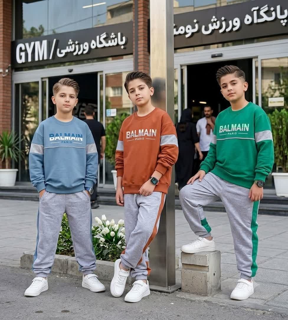 تیشرت شلوار طرح BALMAIN - تصویر 2